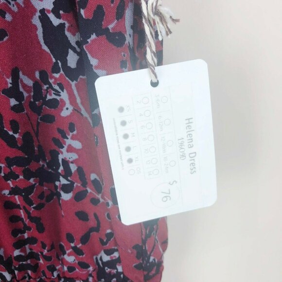 Matilda Jane Helena Dress Womens Size Small Friends Forever Tiered Ruffle Floral - Picture 3 of 4